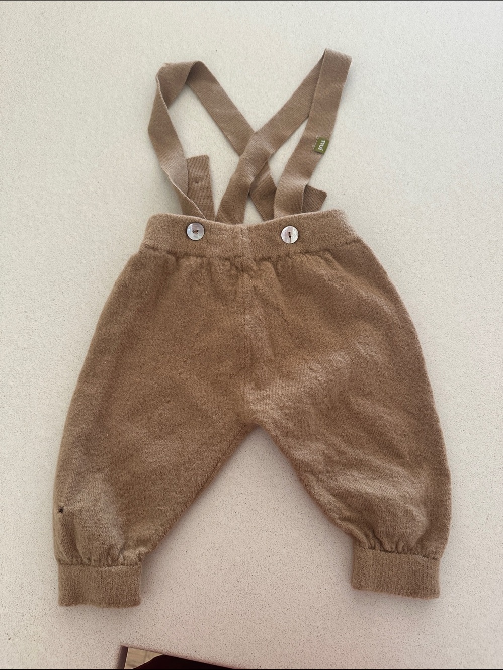 NUI organics nickerbackers wool suspenders